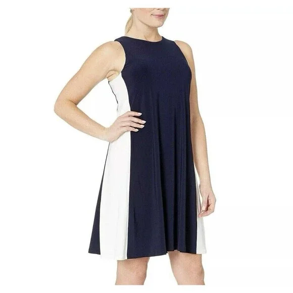 Ralph Lauren | Intimates & Sleepwear | Nwt Lauren Ralph Lauren Kylene Two  Tone Sleeveless Jersey Dress Size 6 | Poshmark